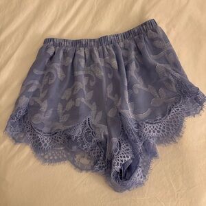 Free People Purple Lace Shorts